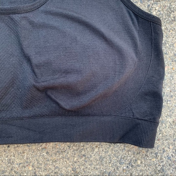 Jockey Black Racer Back Chest Padded Sports Bra| M - Picture 4 of 6